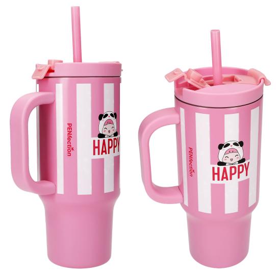 Lolli Riot Penfection To Go Cup with Straw - Happy