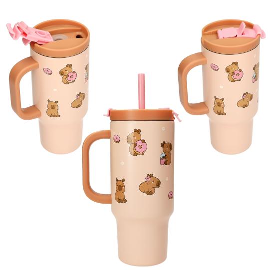 Lolli Riot Penfection To Go Cup with Straw - Capybara