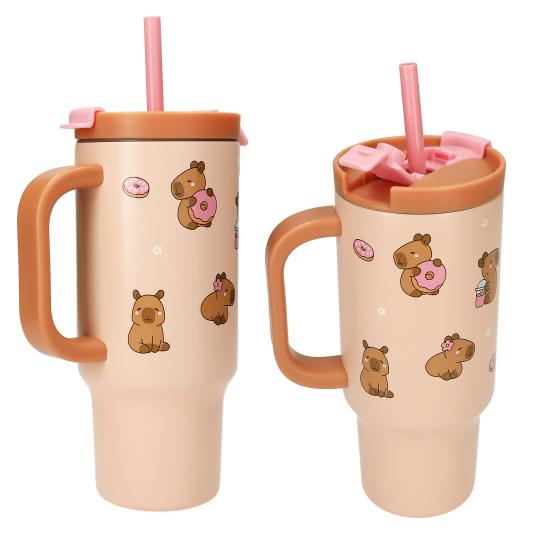 Lolli Riot Penfection To Go Cup with Straw - Capybara