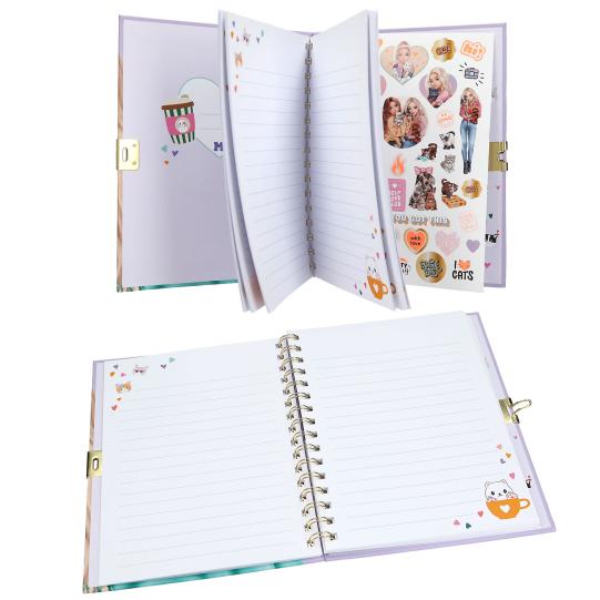 TOPModel Diary With Padlock and Bracelet