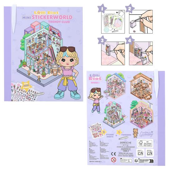 Lolli Riot Mini Sticker World