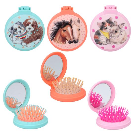 Miss Melody Folding Hairbrush