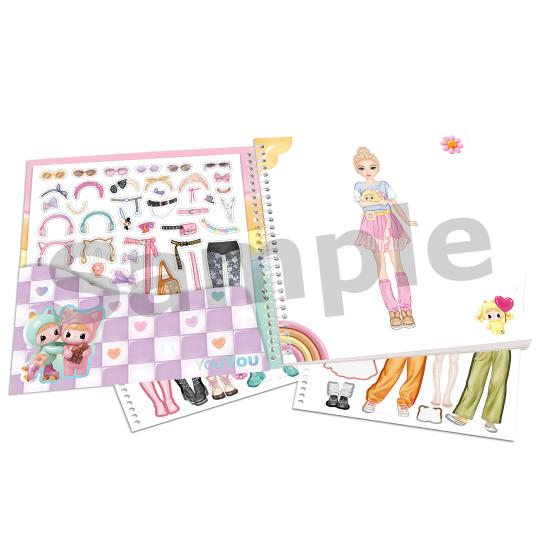 TopModel Dress Me Up Stickerbook YouYou