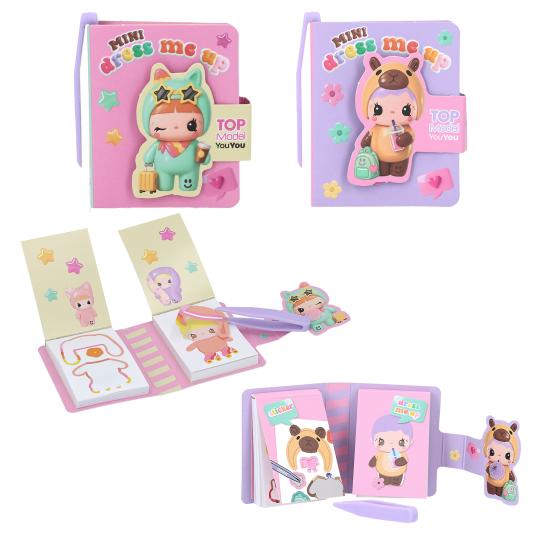 TOPModel Mini Dress Me Up Stickerbook YOUYOU