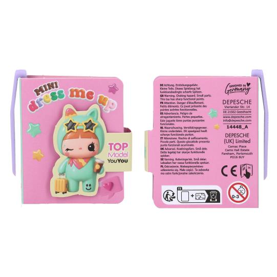 TOPModel Mini Dress Me Up Stickerbook YOUYOU