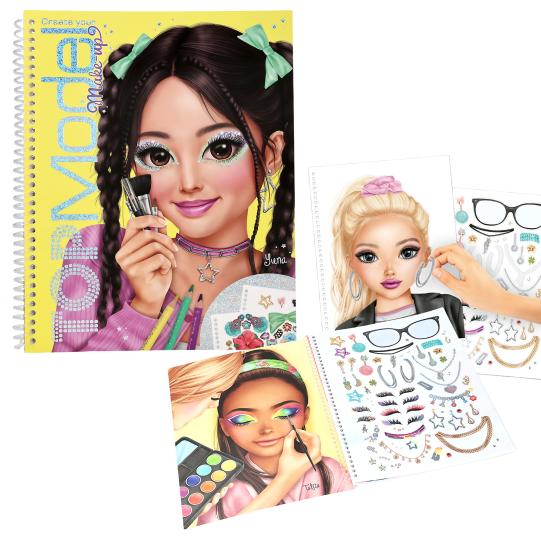 TOPModel Make Up Colouring Book