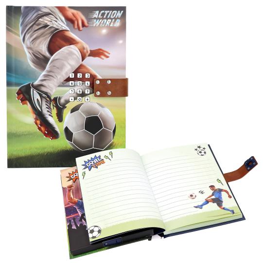 Action & Fun Diary with Code and Sound - Football