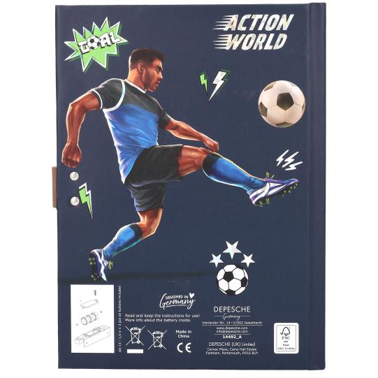 Action & Fun Diary with Code and Sound - Football