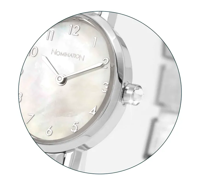 Composable Classic Paris Silver Oval Dial Sunray Watch