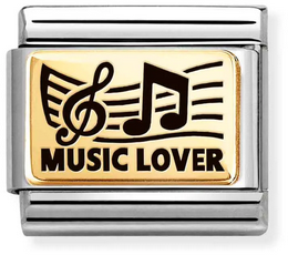 Nomination Classic Gold Music Lover Charm