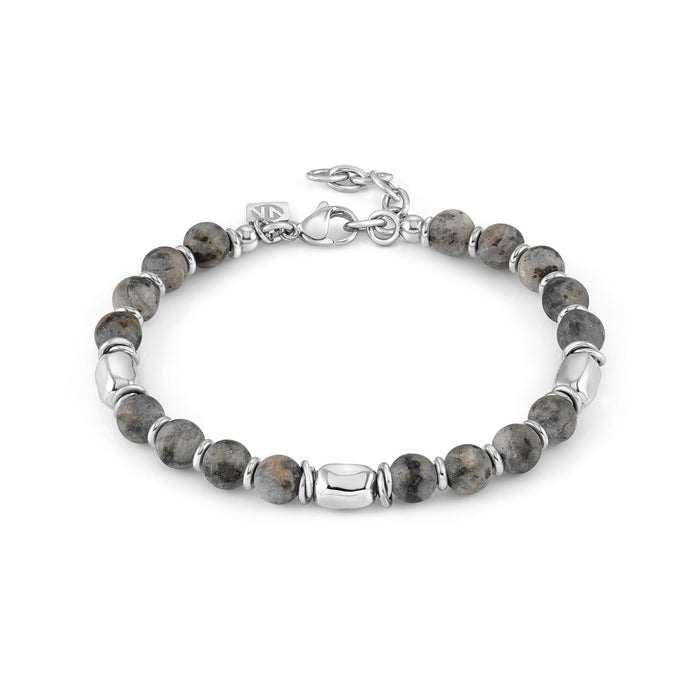 Nomination InstinctStyle Coloured Stones Edition Grey Pearl Bracelet