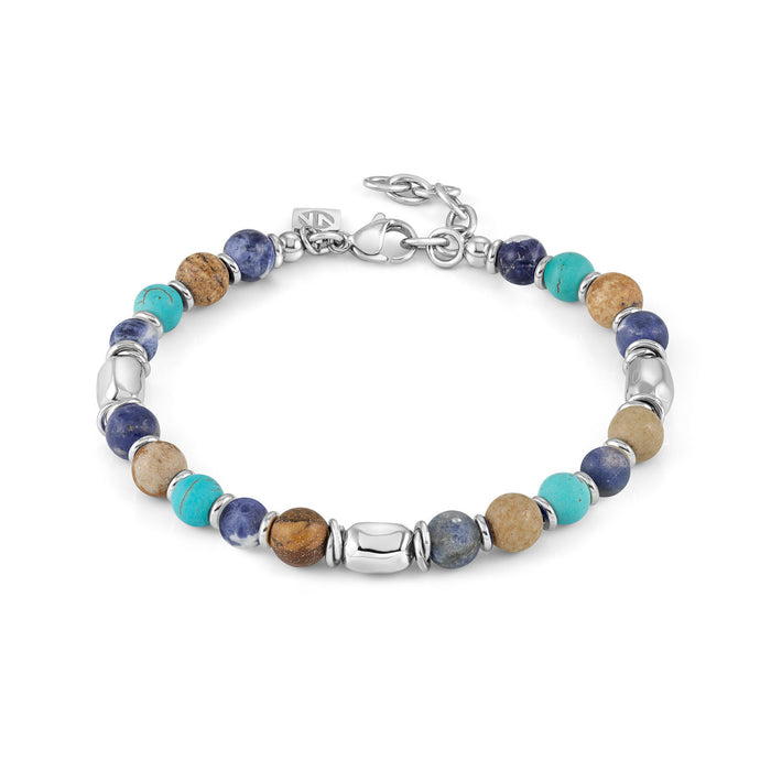 Nomination InstinctStyle Coloured Stones Edition Blue & Brown Bracelet