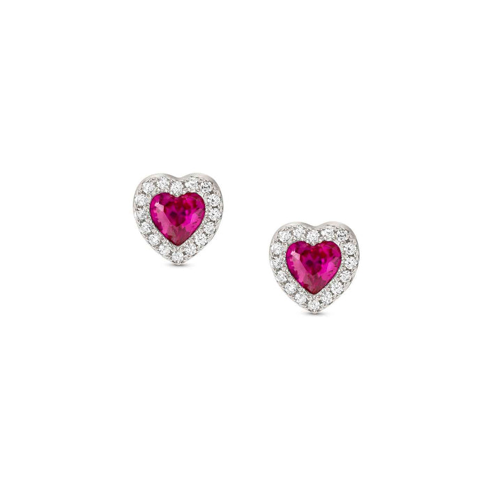 Nomination All My Love Red Heart Earrings