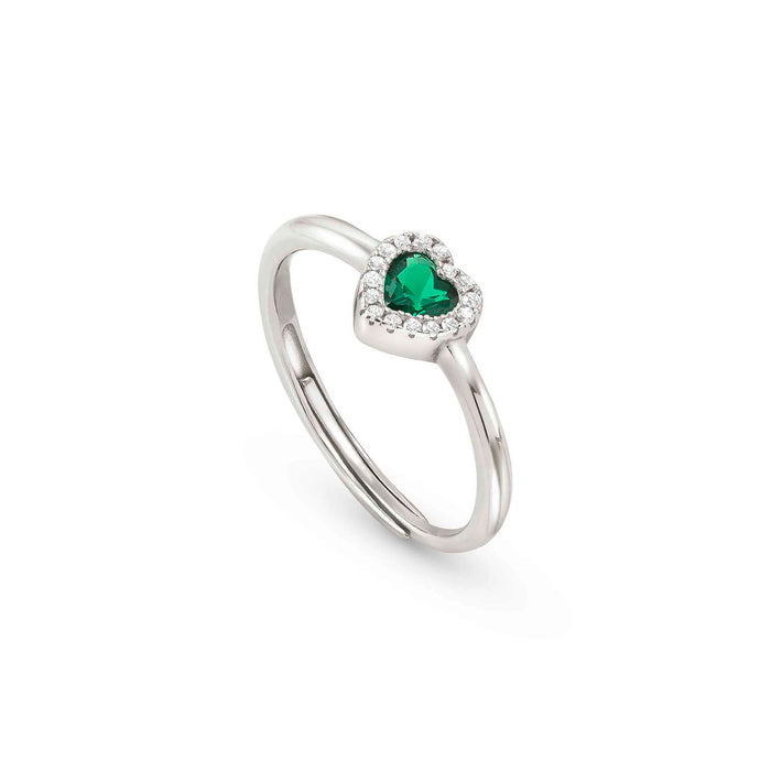 Nomination All My Love Green Heart Ring