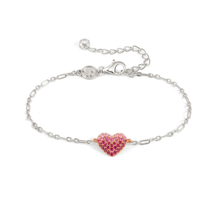 Nomination Crysalis Heart With Cubic Zirconia Bracelet
