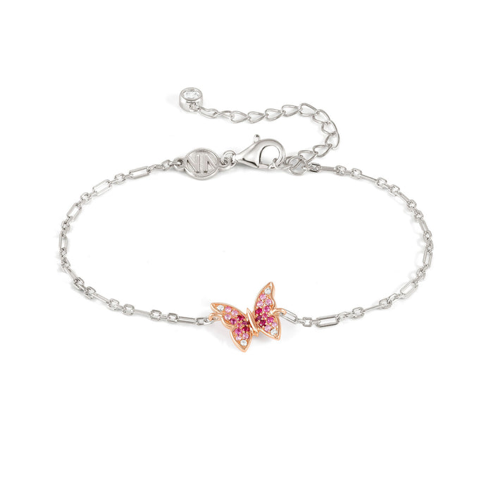 Nomination Crysalis Butterfly With Cubic Zirconia Bracelet