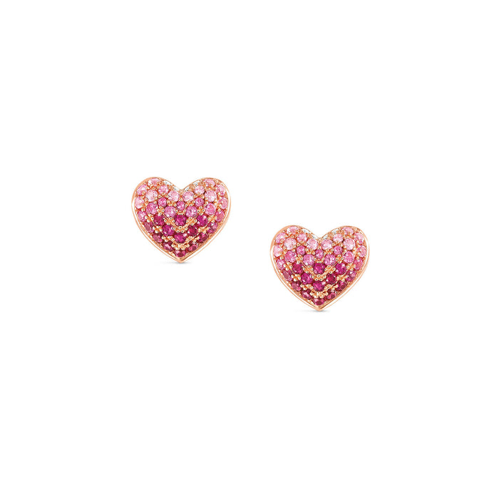 Nomination Crysalis Heart With Cubic Zirconia Earrings