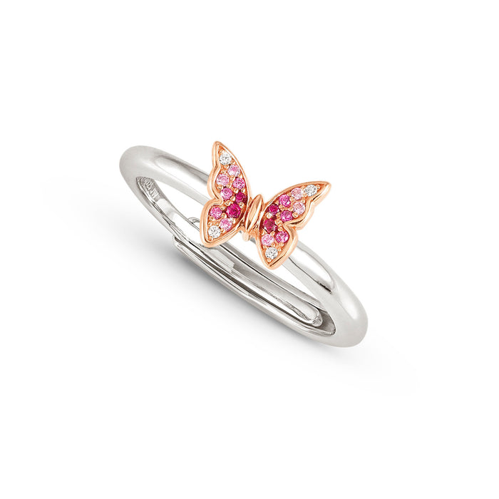 Nomination Crysalis Small Butterfly With Cubic Zirconia Ring