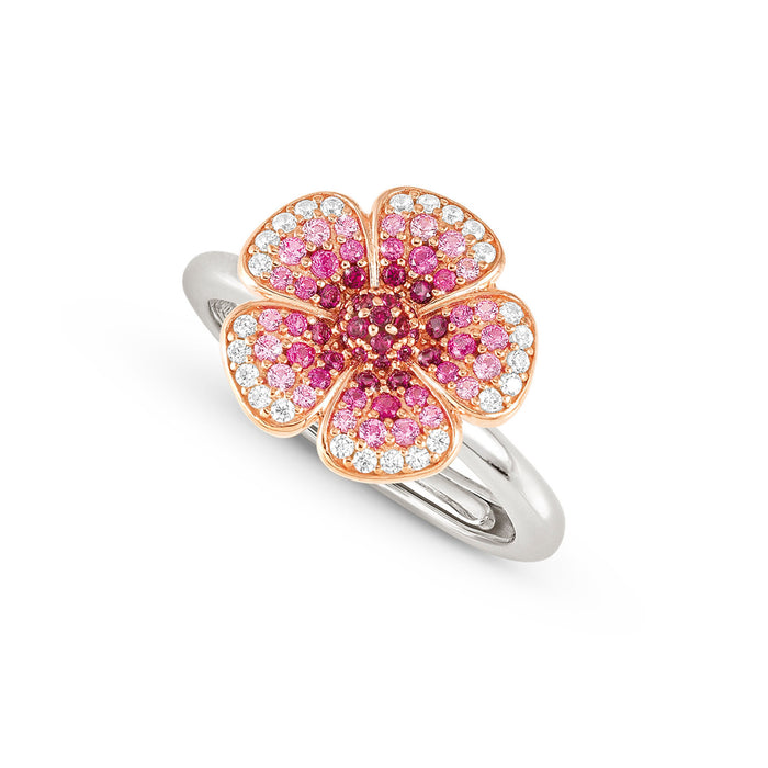 Nomination Crysalis Flower With Cubic Zirconia Ring