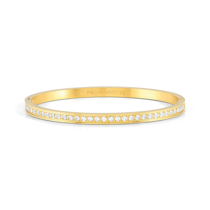 Nomination Pretty Bangles Rigid Bracelet White Stones Medium Bracelet