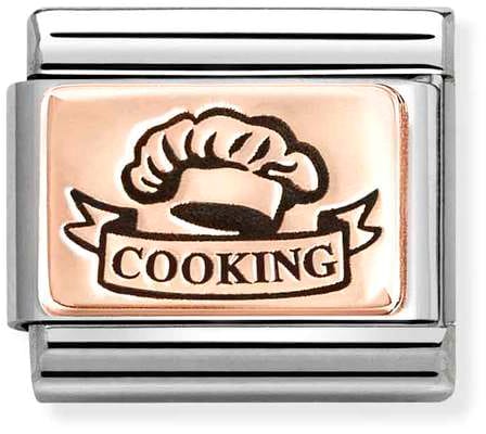Nomination Classic Rose Gold Cooking Chef’s Hat Charm