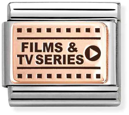 Nomination Classic Rose Gold Films & Tv Series Charm
