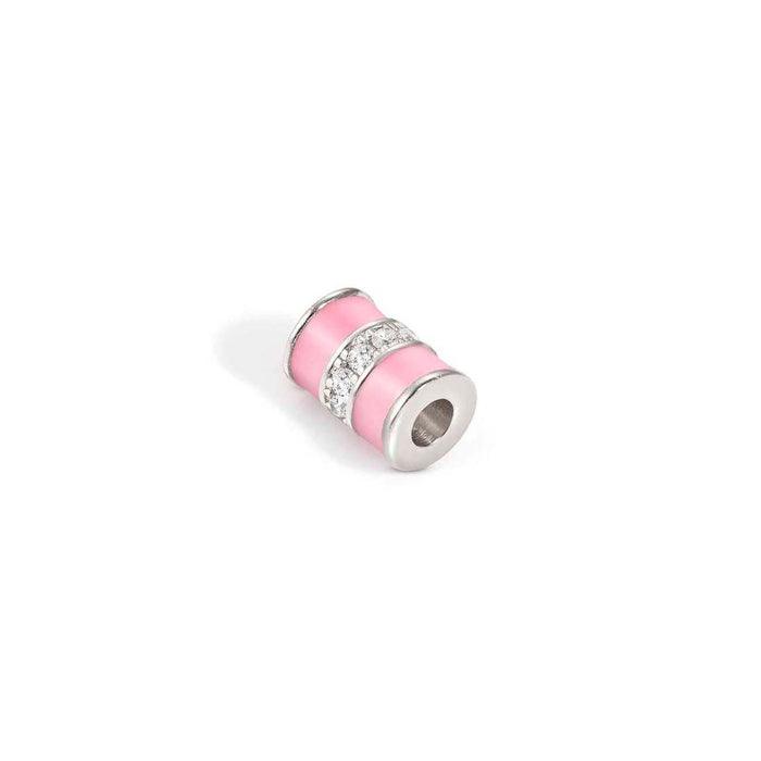 Nomination SeiMia Pink Enamel & Cubic Zirconia Spacer Tube