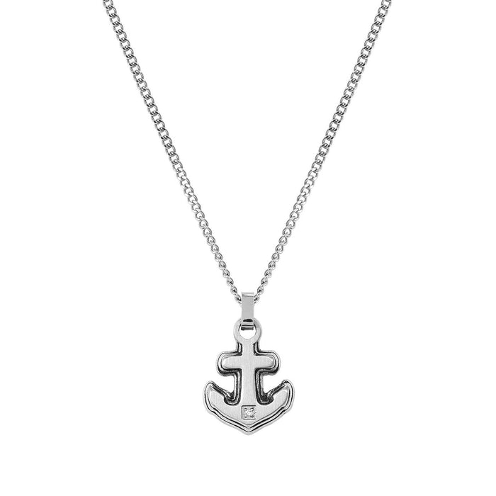 Nomination Strong White Diamond Geometric Anchor Necklace