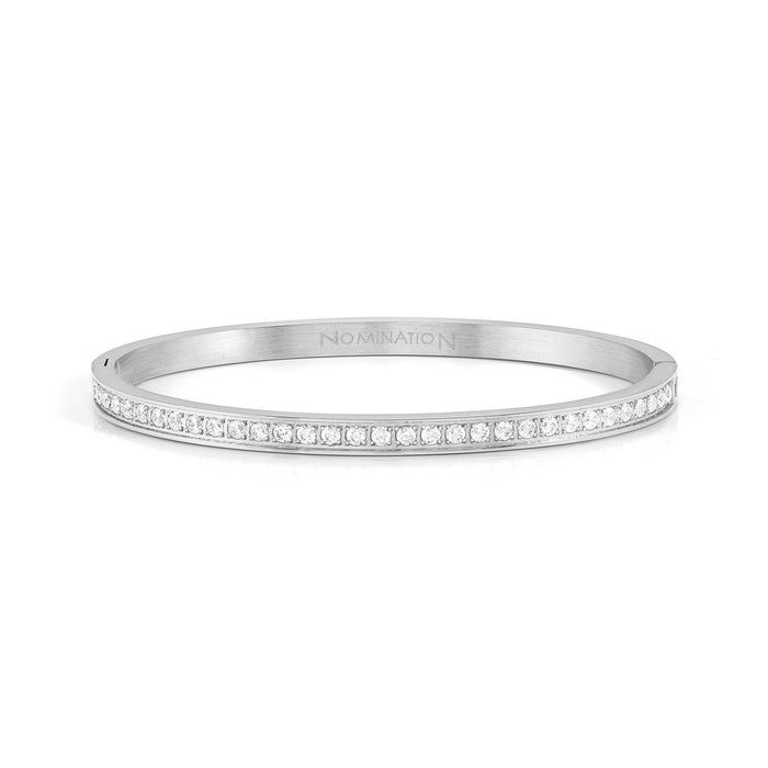 Nomination Pretty Bangles Silver With White Cubic Zirconia Bracelet