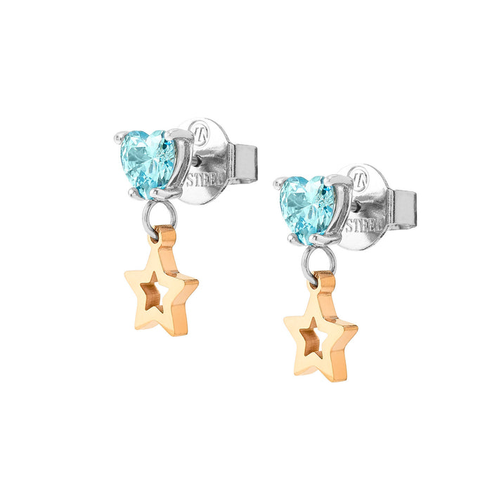 Nomination Principessina Blue Stars Earrings