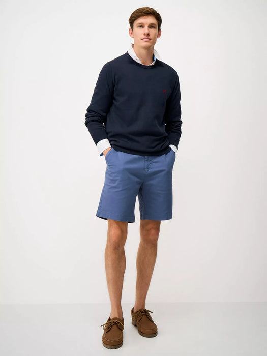 Crew Clothing Men's Organic Cotton Crew Neck Jumper In Charcoal Marl