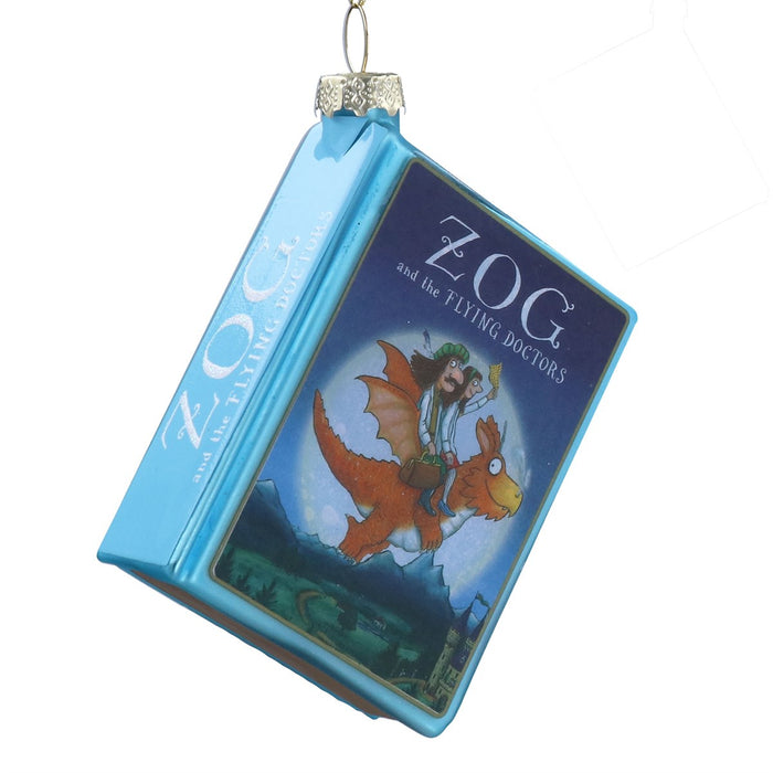Gisela Graham 'Zog and the Flying Doctors' Book Glass Hanging Dec 8cm
