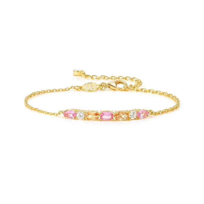 Nomination Colour Wave Aurora Edition With Crystal Gold Bracelet