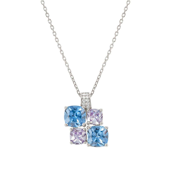 Nomination Colour Wave Aurora Edition With Blue Crystal Necklace