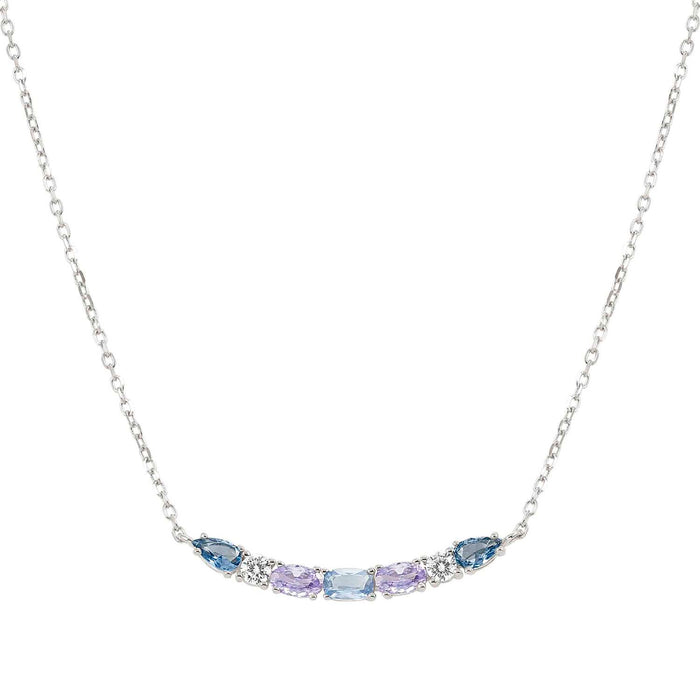 Nomination Colour Wave Aurora Edition With Blue Crystal Necklace