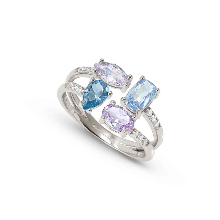 Nomination Colour Wave Aurora Edition With Crystal Ring