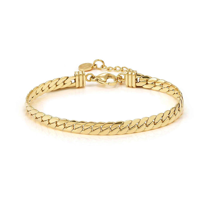 Nomination Ecclettica Snake Chain Steel Gold Bracelet