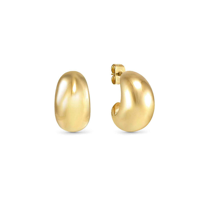 Nomination Ecclettica Small Moon Gold Earrings