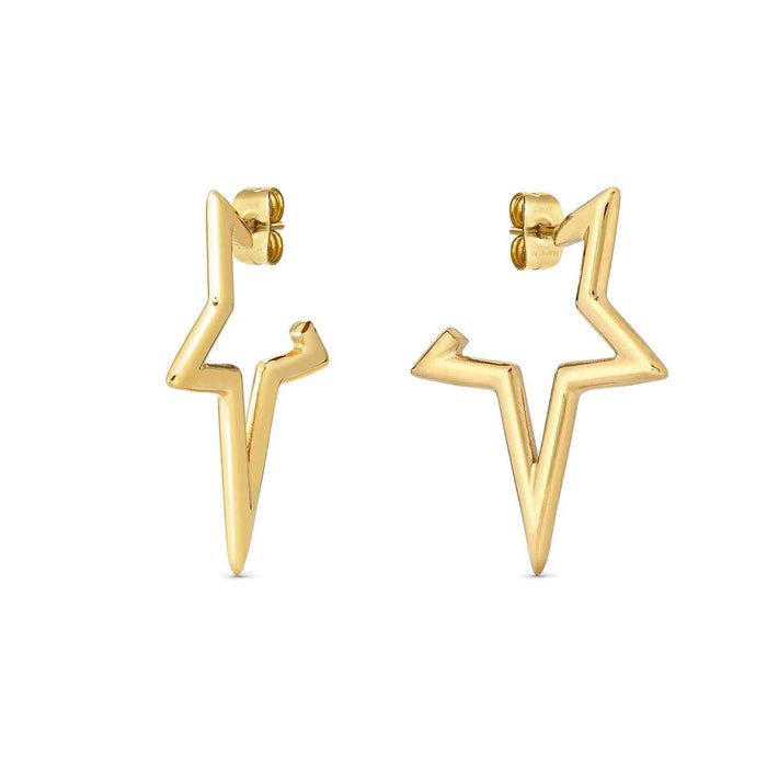 Nomination Ecclettica Star Gold Earrings