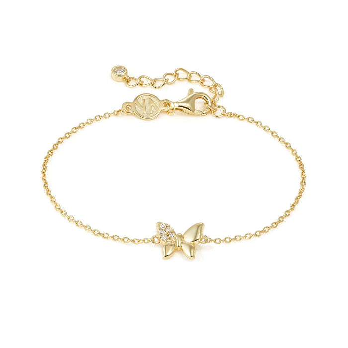Nomination Petit Sparkle Butterfly With Crystal Gold Bracelet