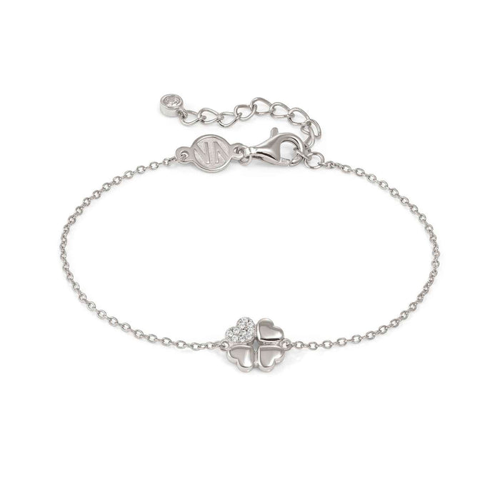 Nomination Petit Sparkle Four Leaf Clover With Crystal Bracelet