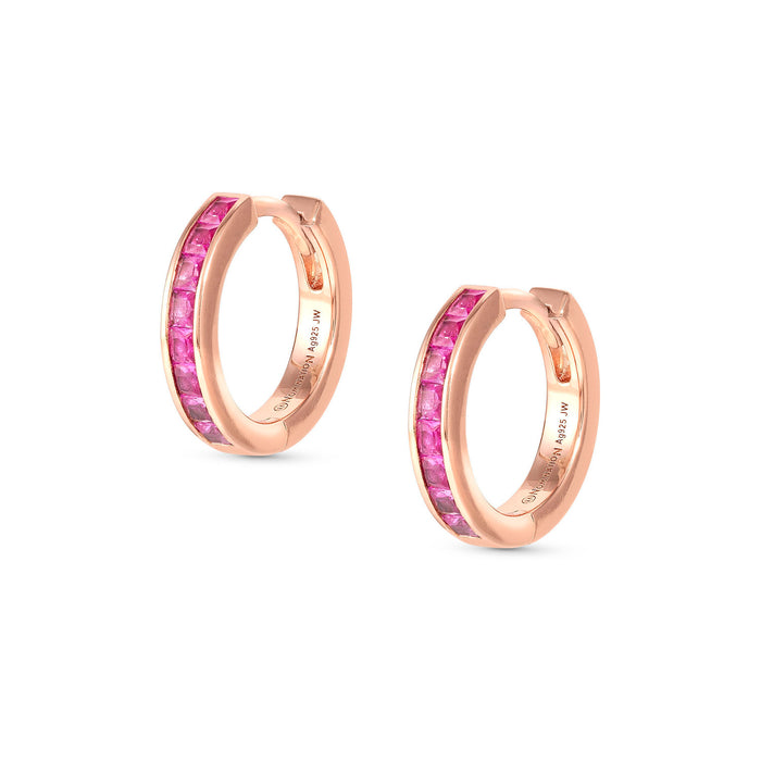 Nomination Carismatica Pink Stones Rose Gold Earrings