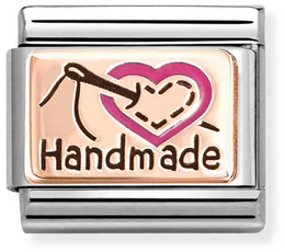 Nomination Classic Rose Gold Symbol Handmade Heart Charm