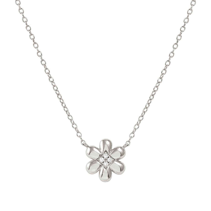 Nomination Petit Sparkle Flower With Crystal Necklace