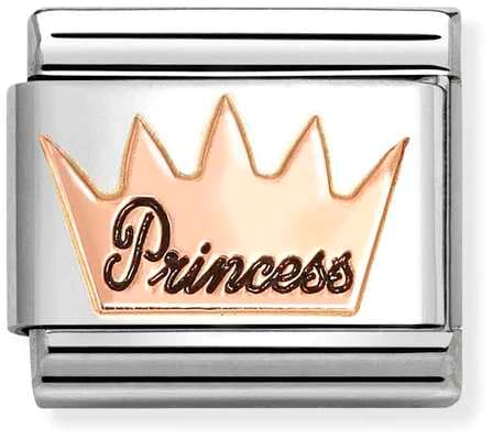 Nomination Classic Rose Gold Symbol Princess Crown Charm