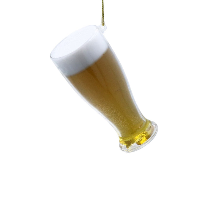 Gisela Graham Glass Pint Of Beer Decoration