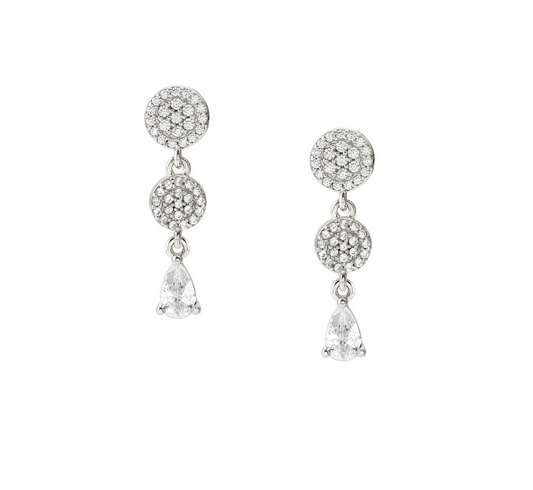 Nomination Lucentissima Cubic Zirconia Circle Drop Earrings