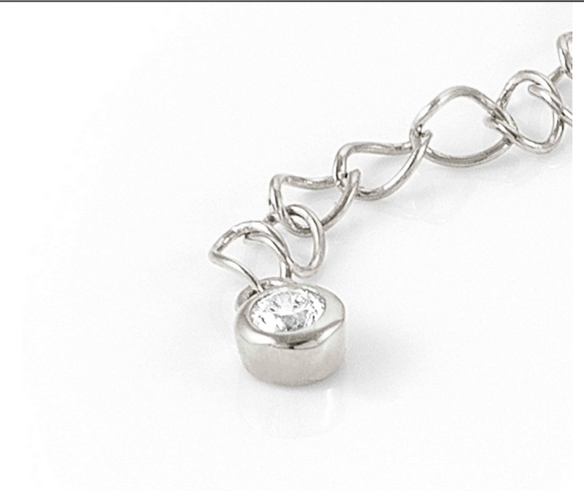 Nomination Sterling Silver With Marquise-Cut Crystals Anklet