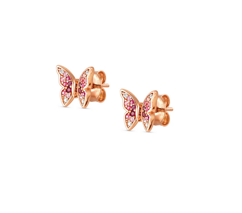 Nomination Crysalis Butterfly With Cubic Zirconia Earrings