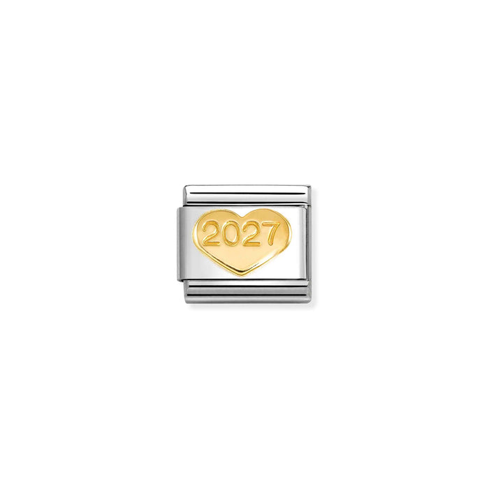 Nomination Classic Gold Symbols Heart 2027 Charm